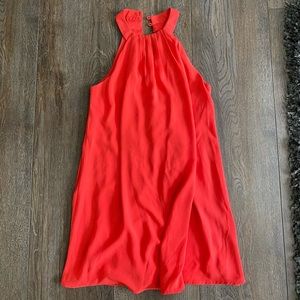 Coral Mini Dress